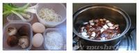 银鱼香菇煎蛋饼的做法图解1