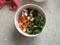 DIY蔬菜鸡蛋煎饼的做法图解3