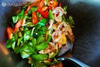 尖椒溜肥肠的做法图解6