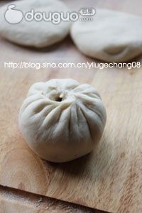 红豆沙包子的做法图解6