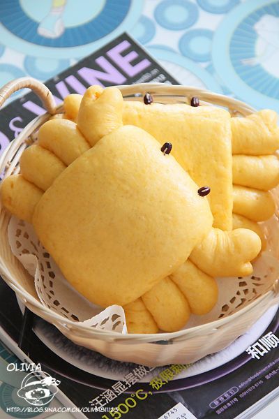 螃蟹南瓜包的做法