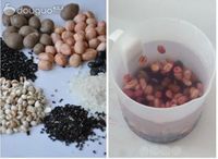 乌发养颜早餐粥的做法图解1