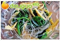 菠菜蛋皮拌粉丝的做法图解8