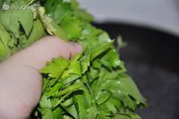 豆丁菜叶的做法图解4