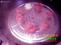 浪漫温馨 玫瑰花馒头的做法图解9