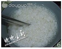 猪肝猪脾粥的做法图解6