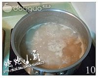 猪肝猪脾粥的做法图解10