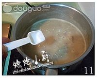 猪肝猪脾粥的做法图解11