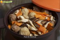 香菇胡萝卜牛肉丸的做法图解4