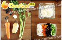 美容燃脂佳品——荷塘小炒的做法图解1