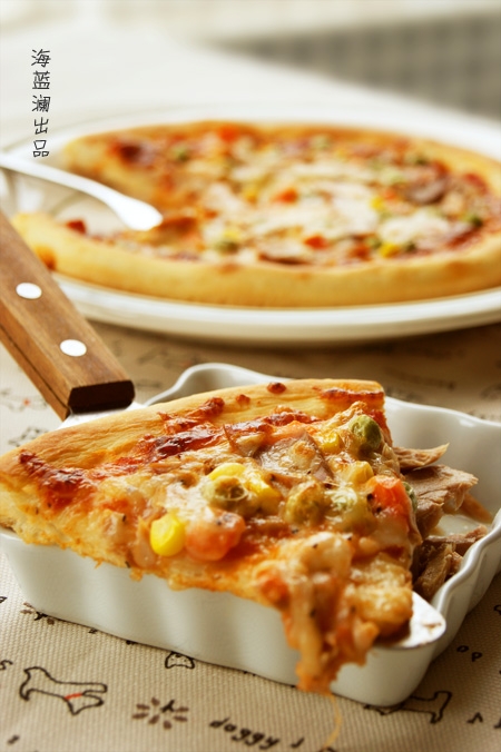 金枪鱼Pizza的做法