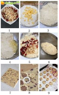 蔓越莓酥饼 的做法图解1