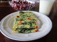 菠菜蛋饼的做法图解11