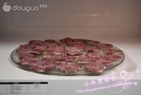 微波炉紫薯片的做法图解2