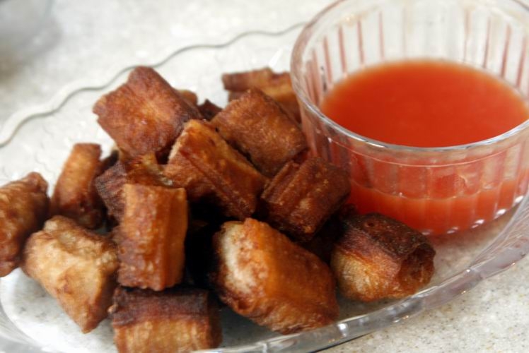 油条虾肉球的做法