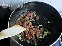 芹菜炒猪肝的做法图解5