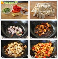 红烧茭白的做法图解1