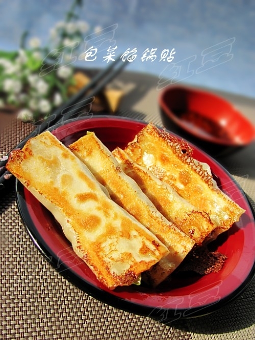 包菜馅锅贴的做法