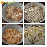 鸡肉炸酱面的做法图解1