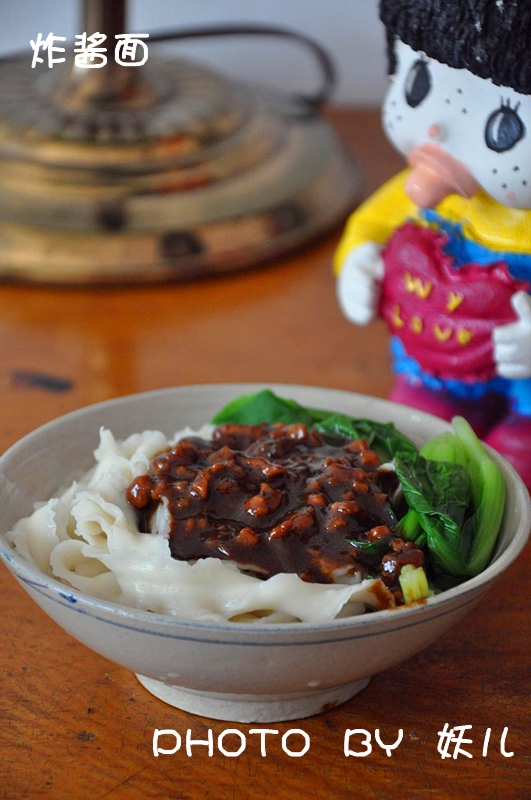 鸡肉炸酱面的做法