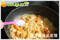 奶香南瓜鸡肉焗饭的做法图解6