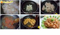 酸甜嫩虾球的做法图解1
