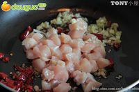 煸焖鸡丁的做法图解4