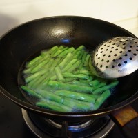 干煸四季豆的做法图解3