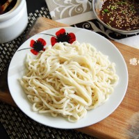 自制手擀面版麻酱拌面的做法图解13