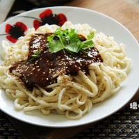 自制手擀面版麻酱拌面的做法图解14