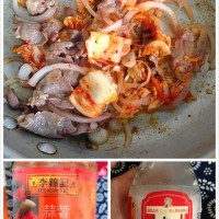 泡菜肥牛意面的做法图解4