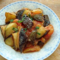 西红柿烧茄子的做法图解9
