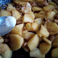 土豆肉片的做法图解8