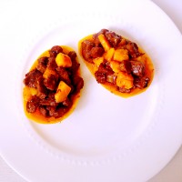 芒果牛肉粒的做法图解6