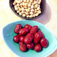 红枣豆浆的做法图解1