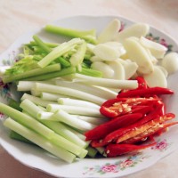 下酒菜之干煸肉丝的做法图解2
