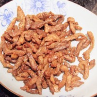 下酒菜之干煸肉丝的做法图解4