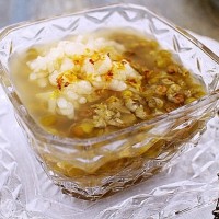 桂花糯米绿豆羹的做法图解2