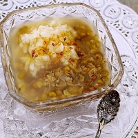 桂花糯米绿豆羹的做法图解4