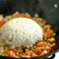 缤纷炒饭的做法图解5