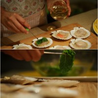 芥末焗扇贝的做法图解2