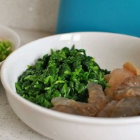 菠菜虾仁酿鸡胸的做法图解3