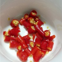 素炒花菜的做法图解2