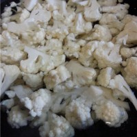 素炒花菜的做法图解3