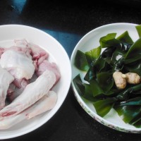 海带鸭汤的做法图解1
