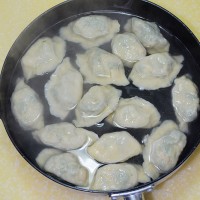 妈妈的味道—山苜楂虾仁饺子的做法图解6
