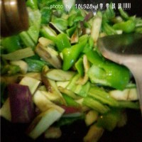 美容抗衰老:青椒茄子的做法图解7