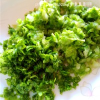 青菜火腿豆腐羹的做法图解2