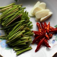 野芹菜炒肉的做法图解3