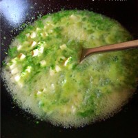 青菜火腿豆腐羹的做法图解10